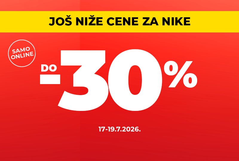 Snizli smo do -40% dajemo dodatnih do -30%