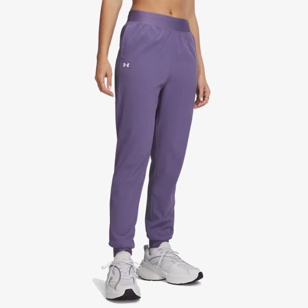 Ženska trenerka donji deo Under Armour Ua rival hi rise woven pant