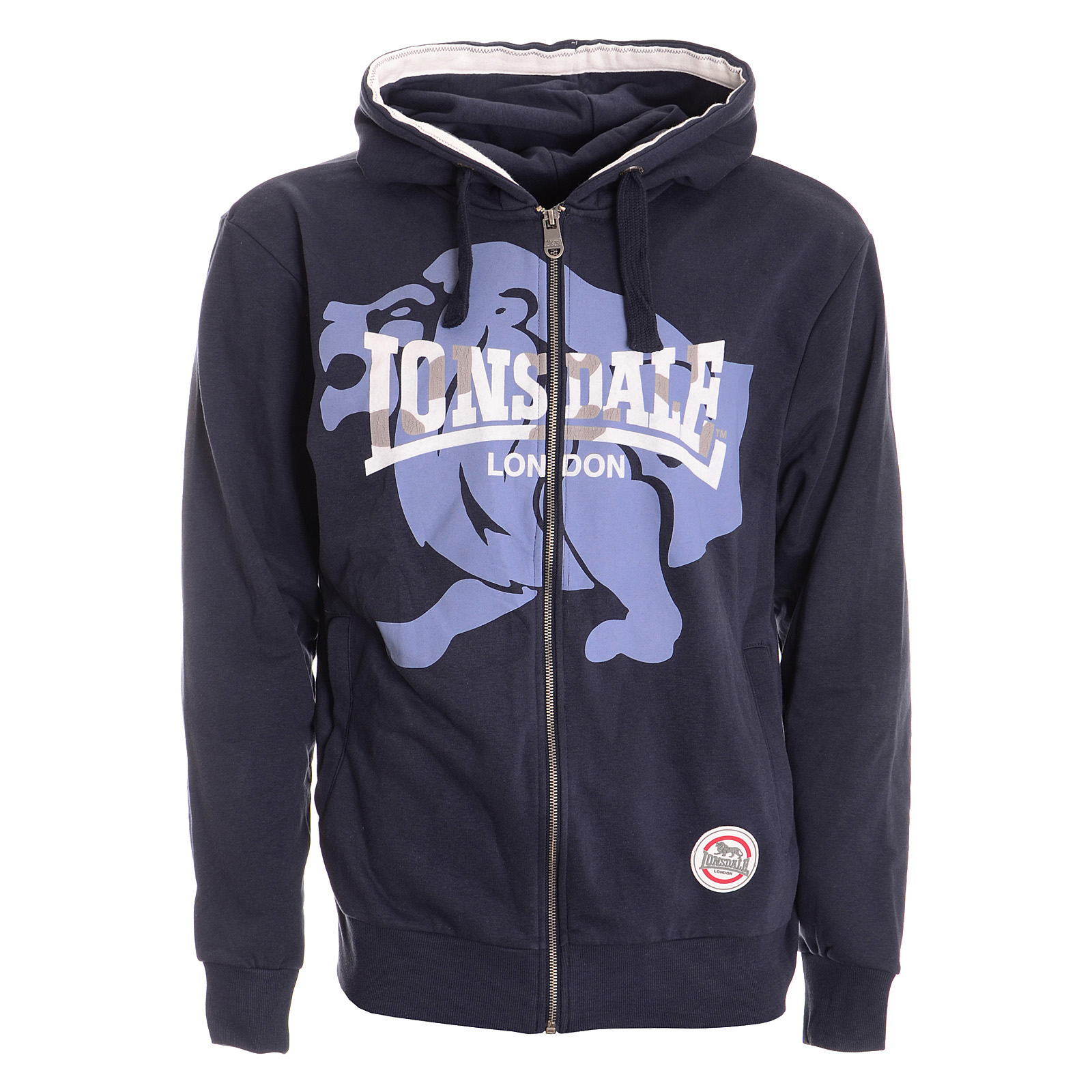 Lonsdale Y2k Heavy Cotton Embroidered Zip Hoodie Bl Produktbild-Vorschau 4