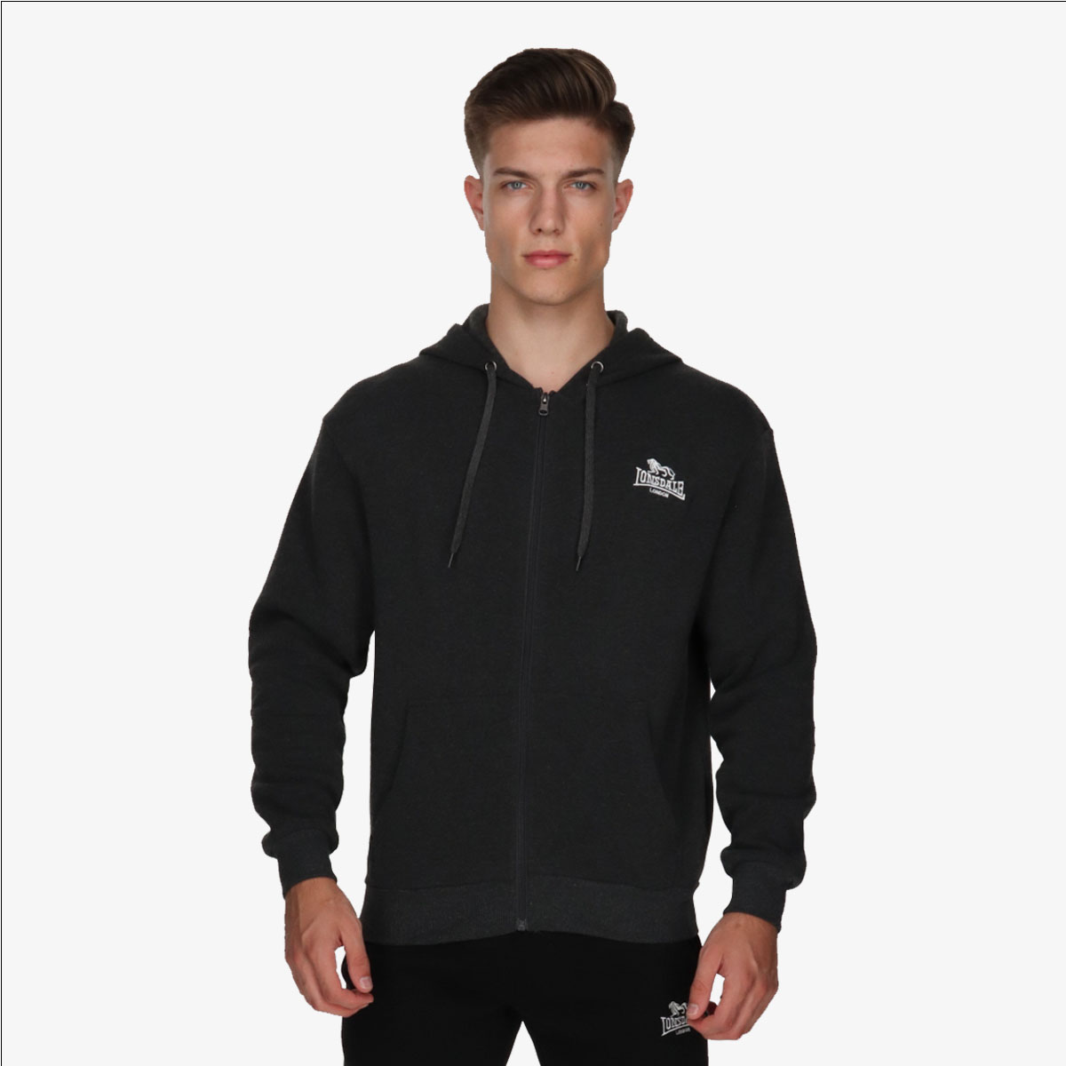 Lonsdale space shop zip hoody mens