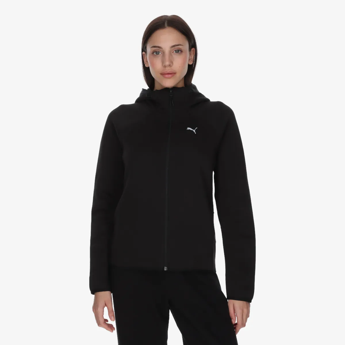 PUMA Duks sa kapuljačom evostripe full-zip hoodie dk W