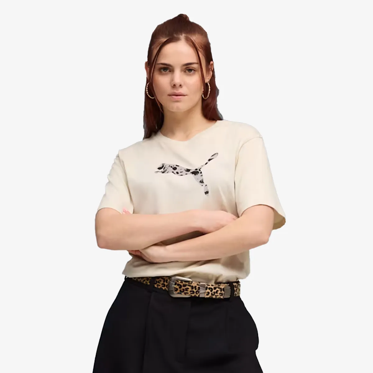 Ženska majica Puma Ess graphic animal relaxed tee