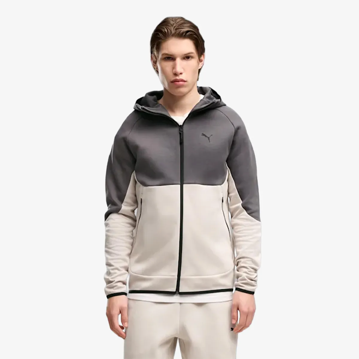 PUMA Dukserica PUMATECH Slim Elevated Full-Zip Hoodie D