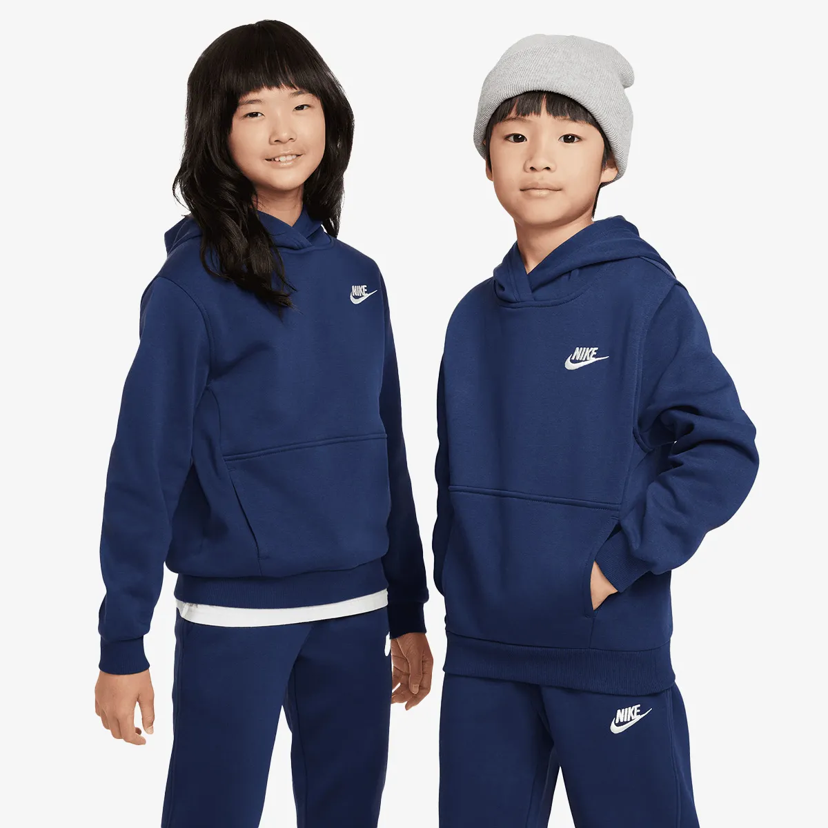 NIKE DUKS K NSW CLUB FLC HDY LBR ZA DEČAKE