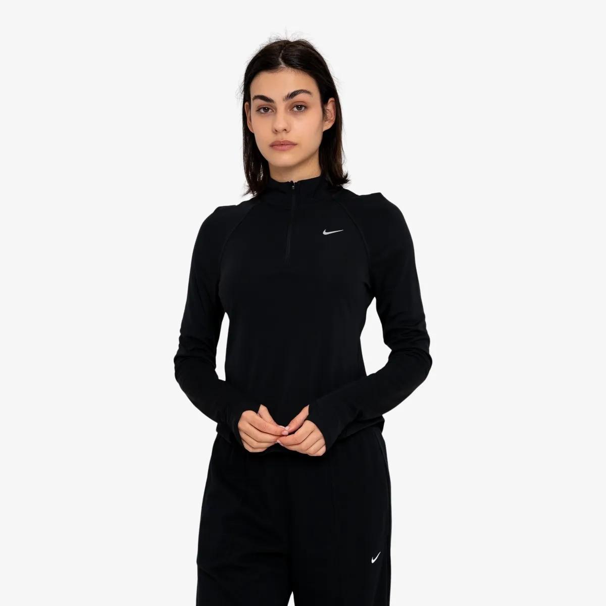 NIKE Majica dugih rukava Tempo Swoosh Dri-FIT
