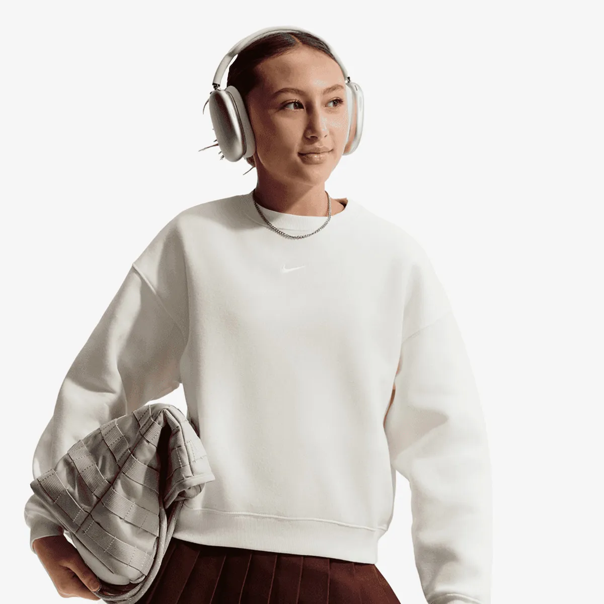 NIKE DUKS NSW STUDIO FLEECE BOXY OVERSIZED ZA DEVOJČICE