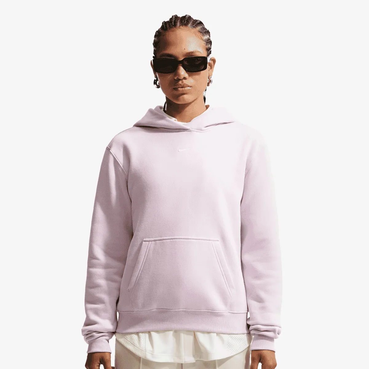 NIKE Dukserica W NK STDO FLC MW STD PO HDY