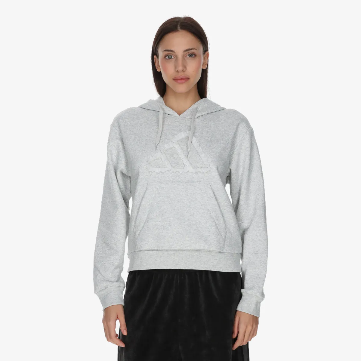 Ženski duks sa kapuljačom adidas W co ruff hd