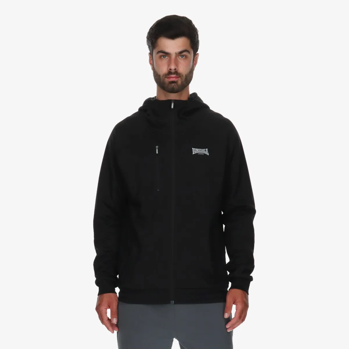 LONSDALE Dukserica Black