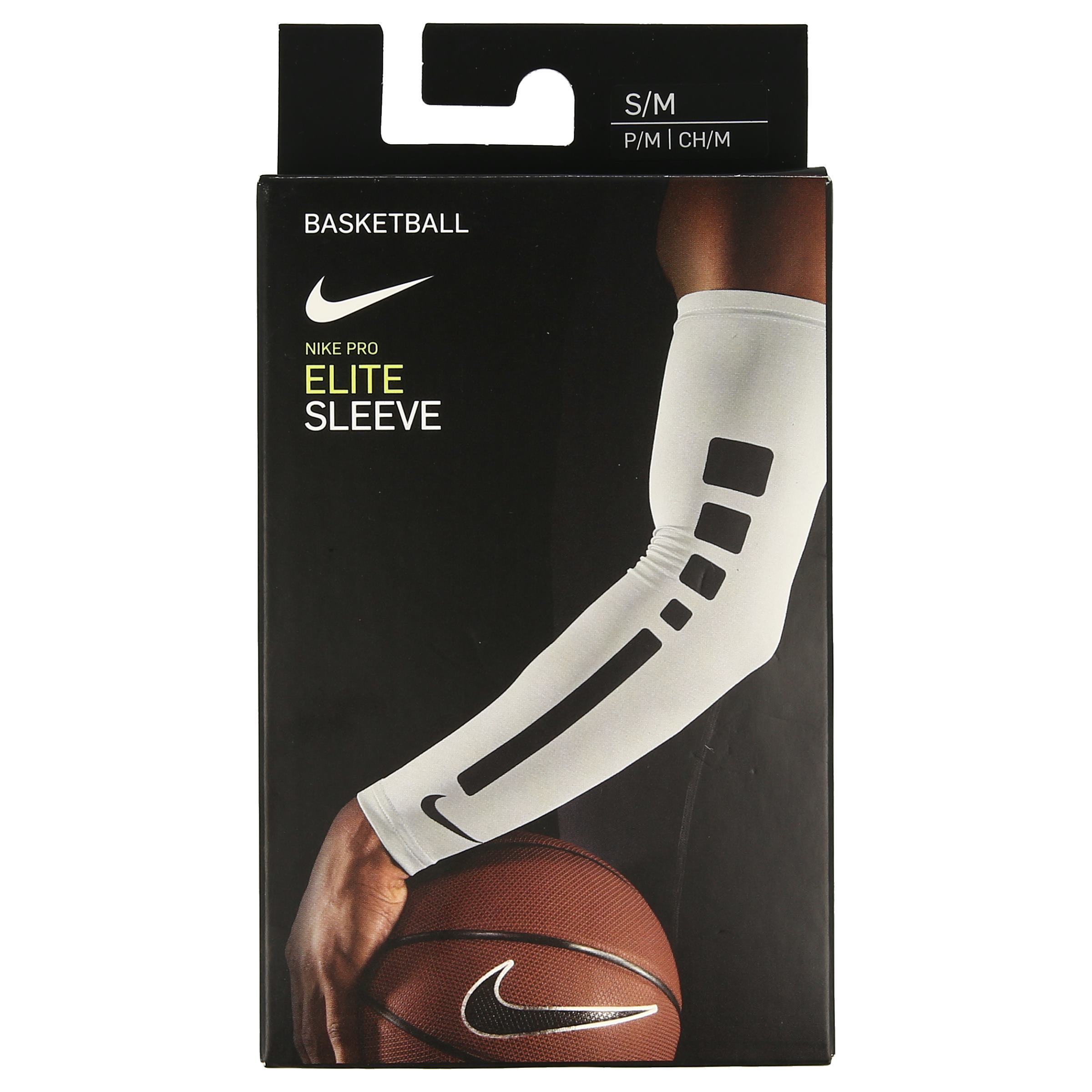 NIKE Rukav NIKE PRO ELITE SLEEVES S/M WHITE/BLACK/B Extra Sports