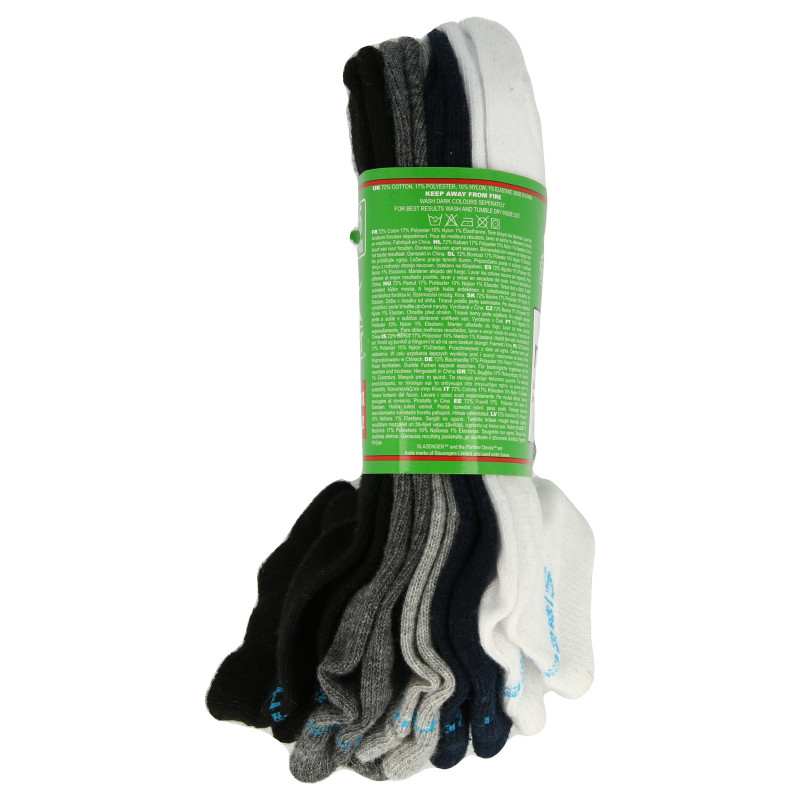 SLAZENGER ČARAPE 5PK TRAINER SOCK00 BRIGHT ASST CHD C8
