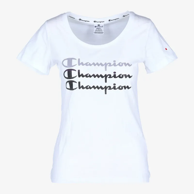 CHAMPION Majica LADY TRIPPLE LOGO T-SHIRT 