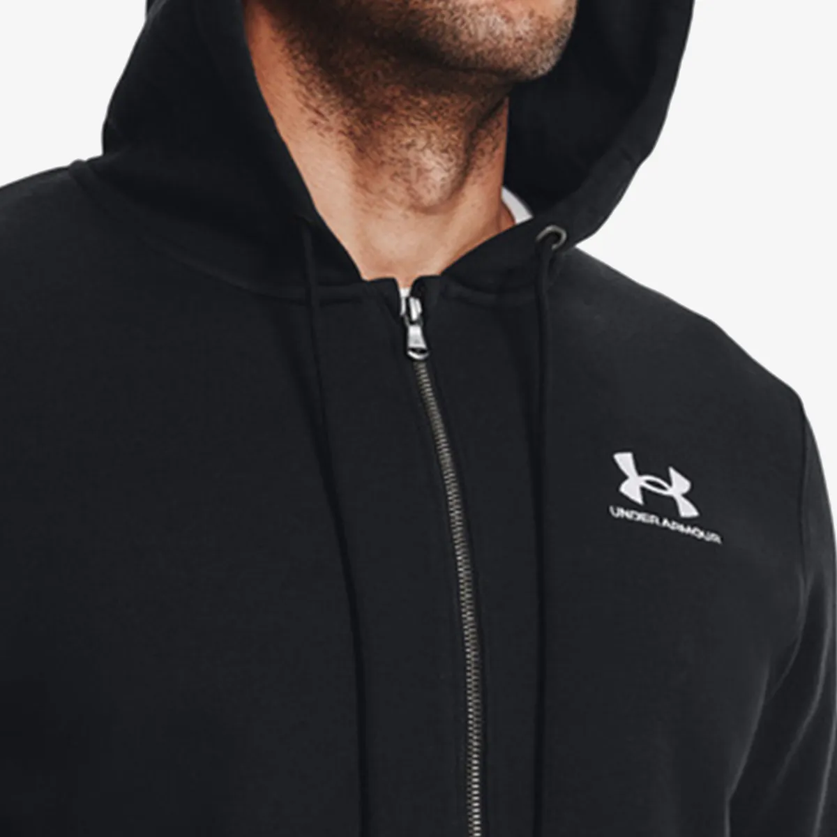 UNDER ARMOUR Dukserica UA Essential Fleece FZ Hood 