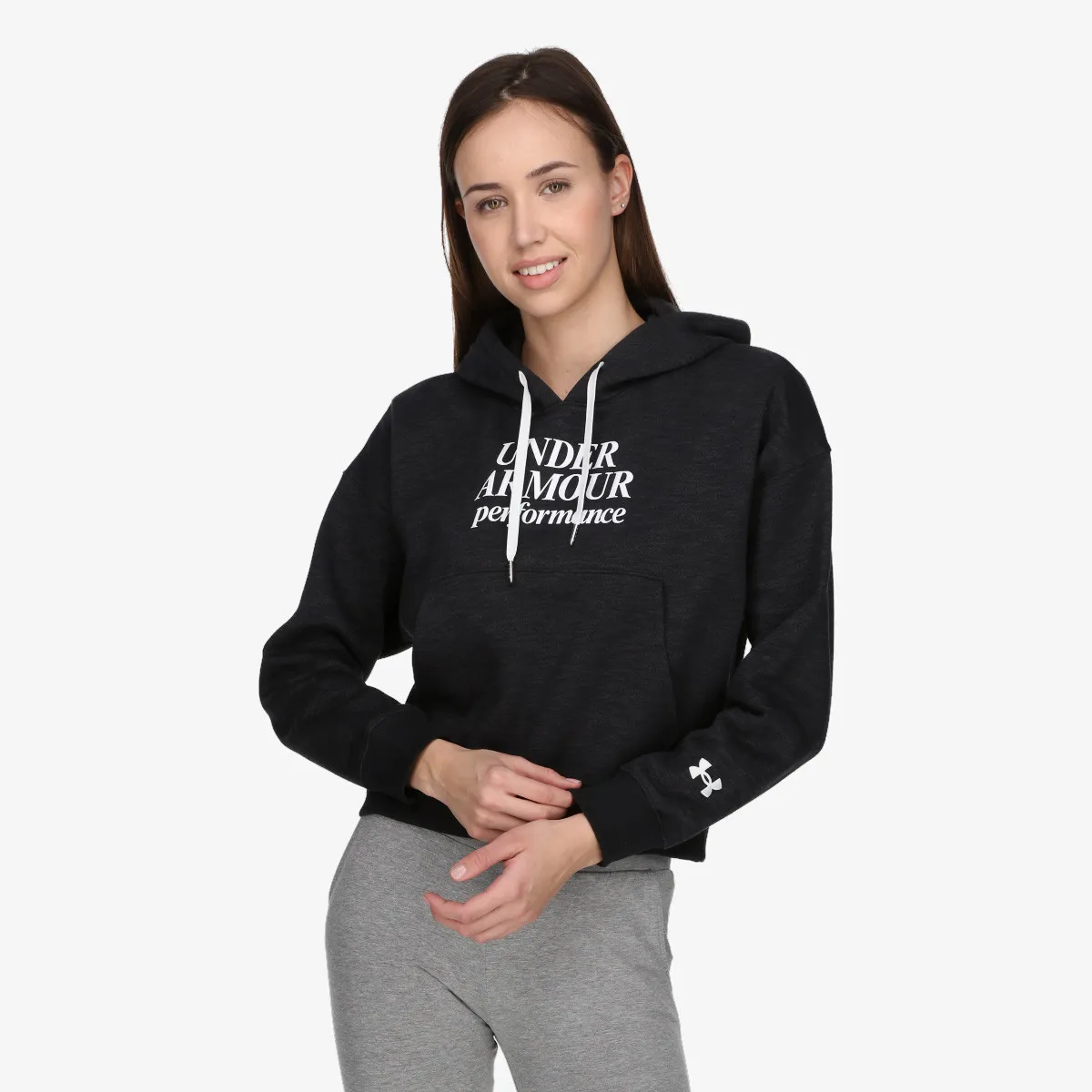 UNDER ARMOUR Dukserica Essential Fleece Script