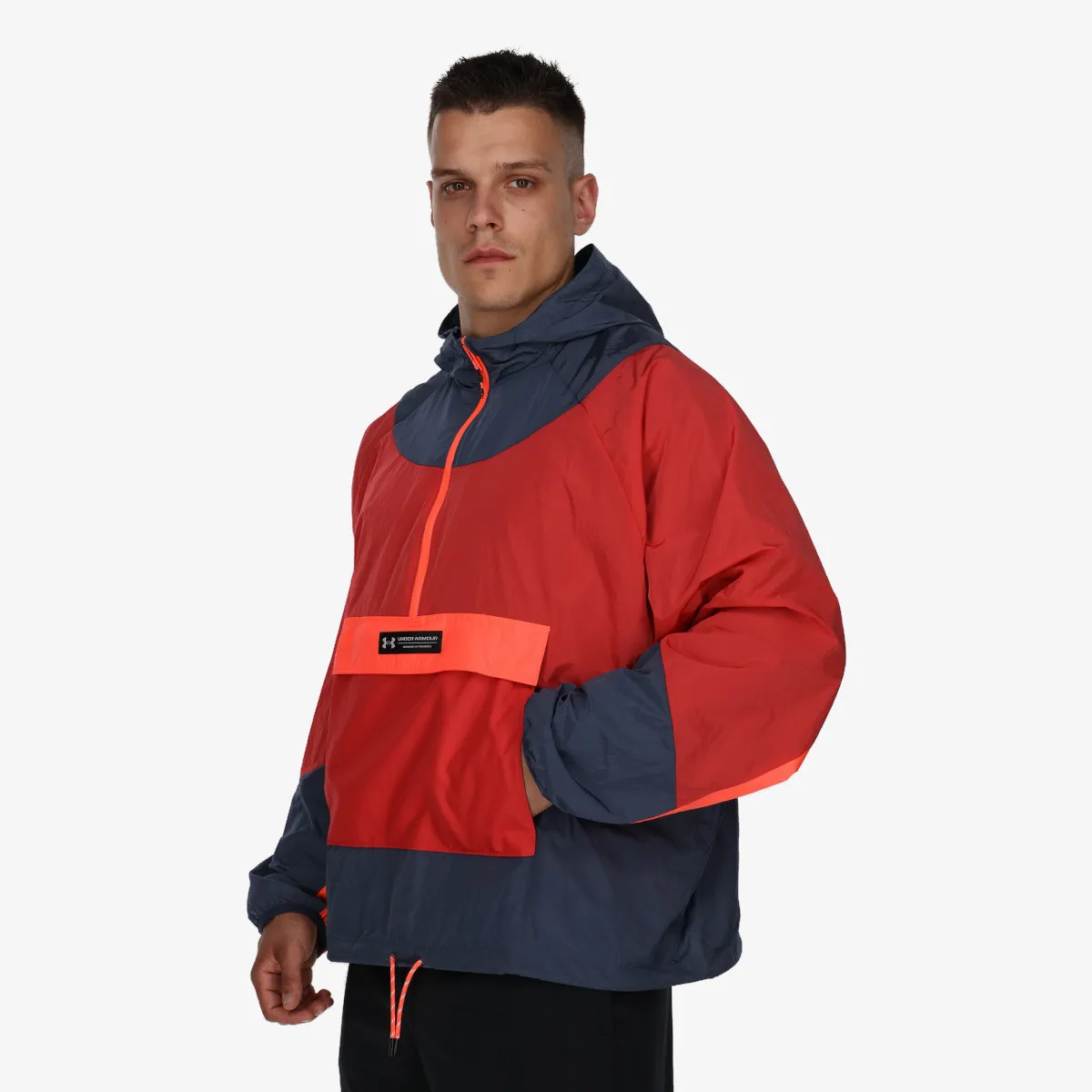 UNDER ARMOUR Dukserica UA Rush Woven 1/2 Zip Anorak 