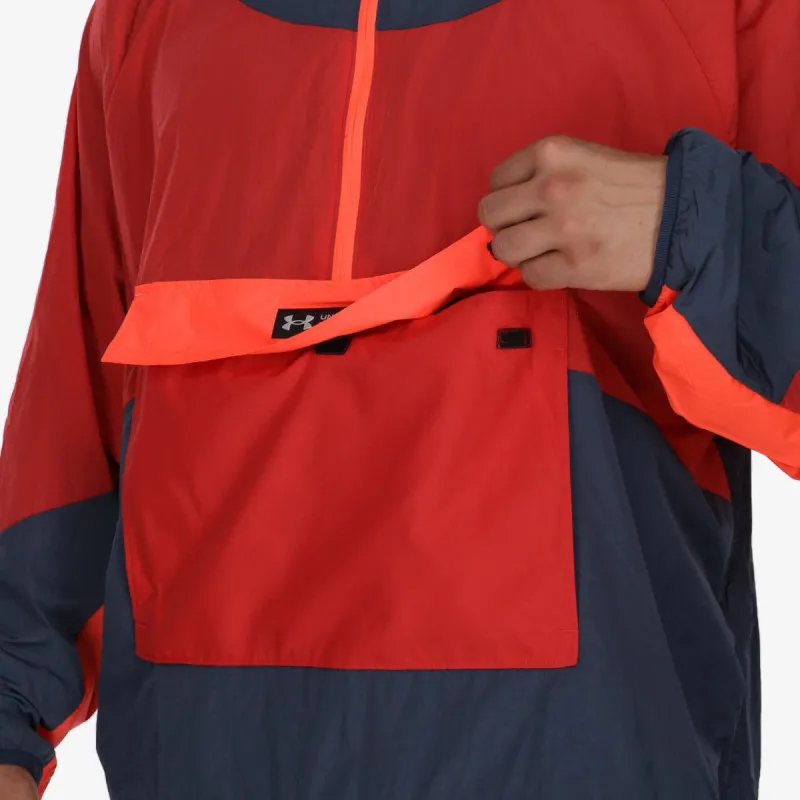 UNDER ARMOUR Dukserica UA Rush Woven 1/2 Zip Anorak 