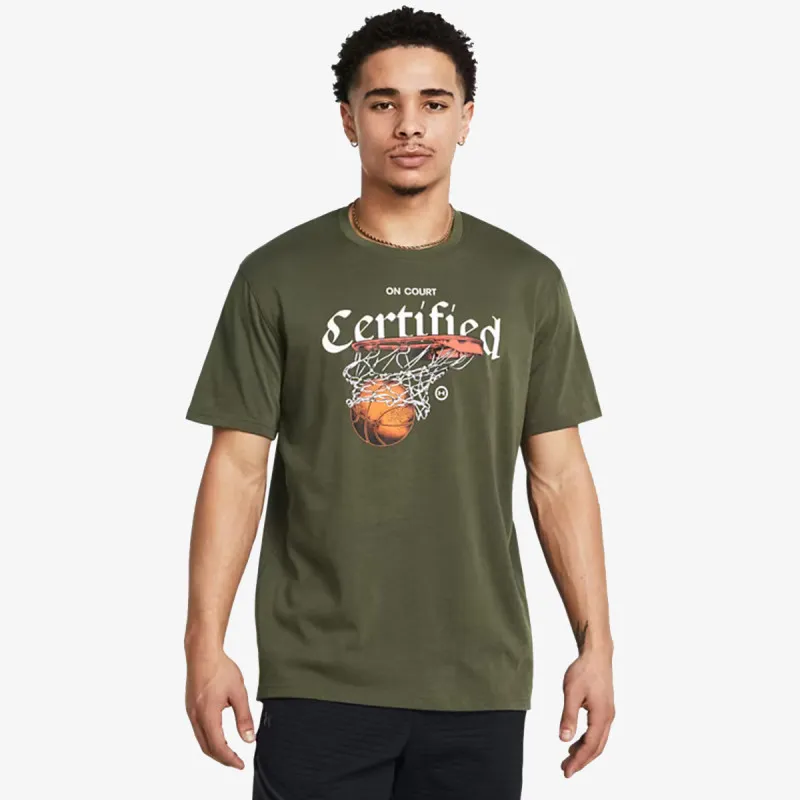 UNDER ARMOUR Majica UA M HW HOOPS CERTIFIED SS 