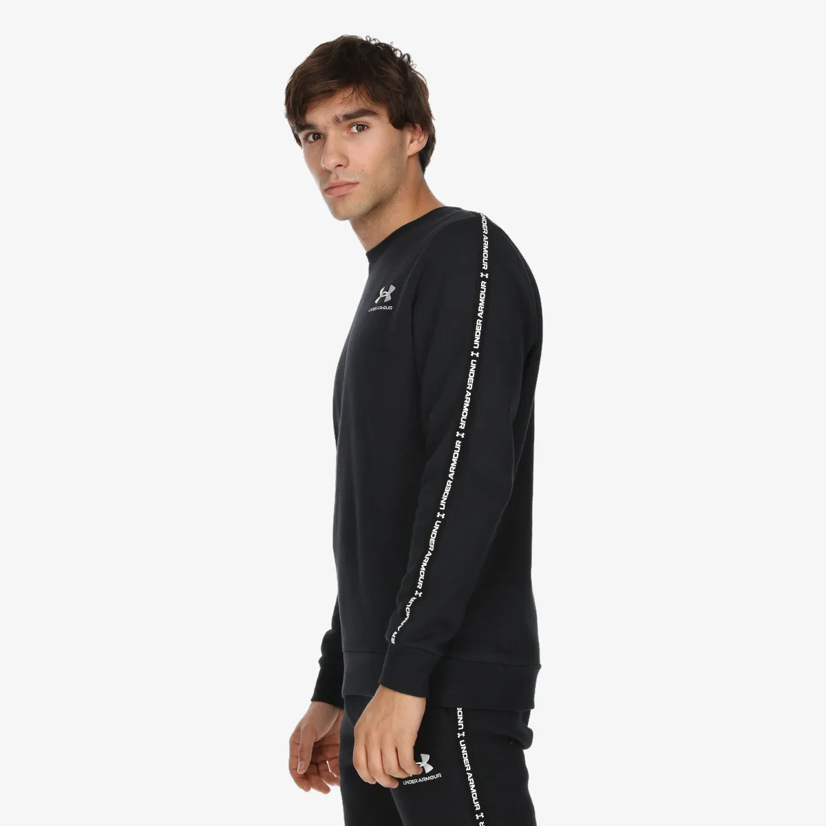 UNDER ARMOUR Dukserica UA Icon Fleece Crew Taping 