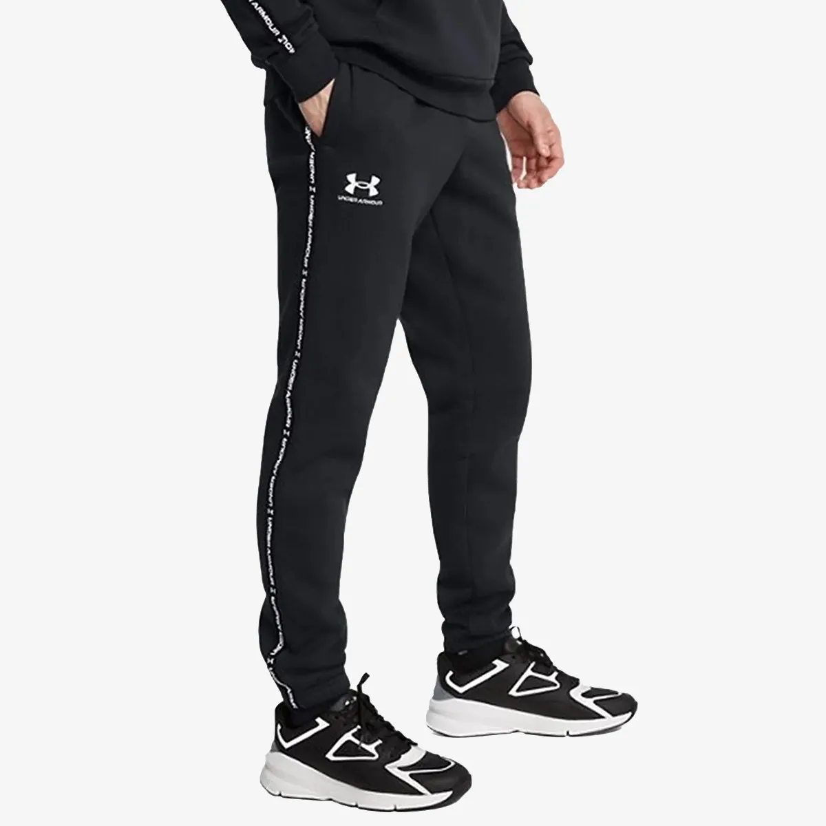 UNDER ARMOUR Donji deo trenerke UA Icon Fleece Jgr Taping