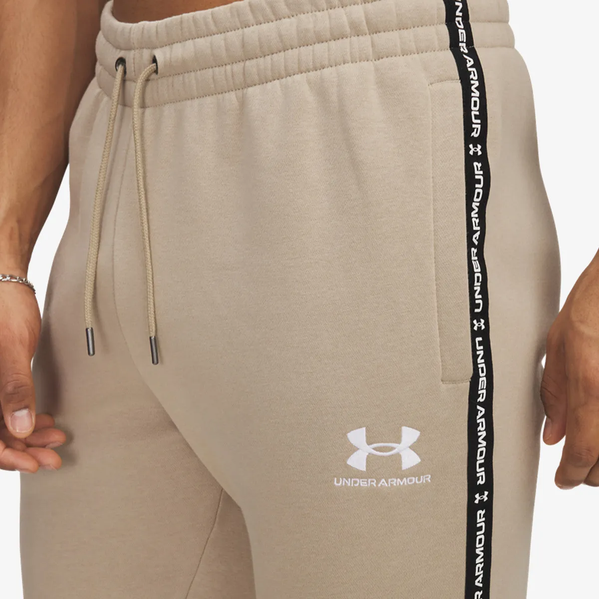 UNDER ARMOUR Donji deo trenerke UA Icon Fleece Jgr Taping 
