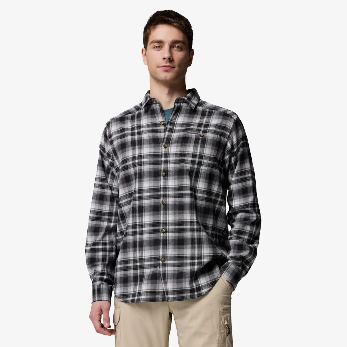 COLUMBIA KOŠULJA Cornell Woods Flannel LS-Black Backland 