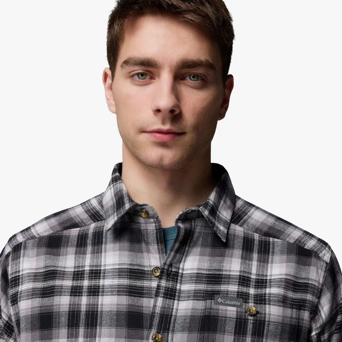 COLUMBIA KOŠULJA Cornell Woods Flannel LS-Black Backland 