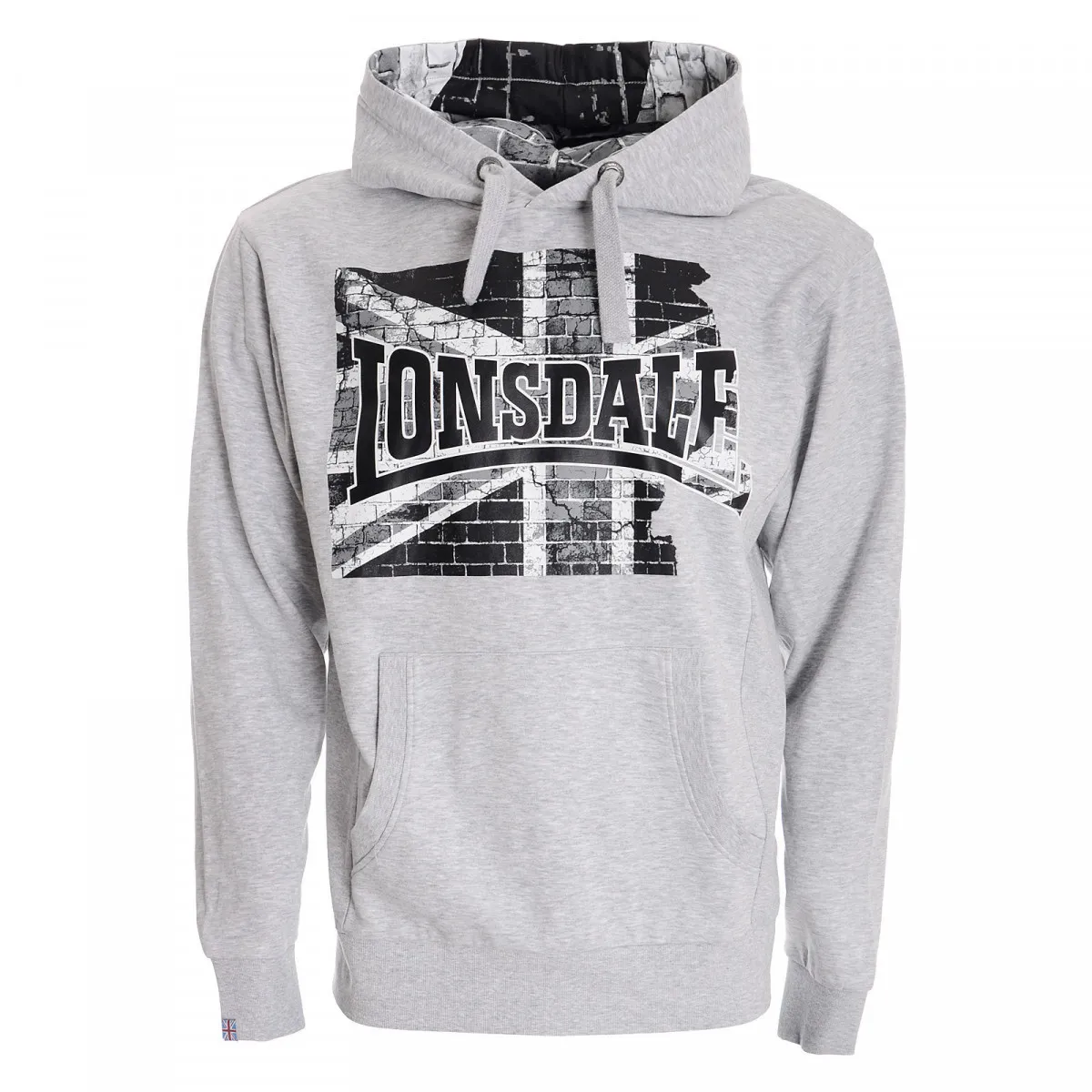 LONSDALE Dukserica Lonsdale Flag 2 Hoody