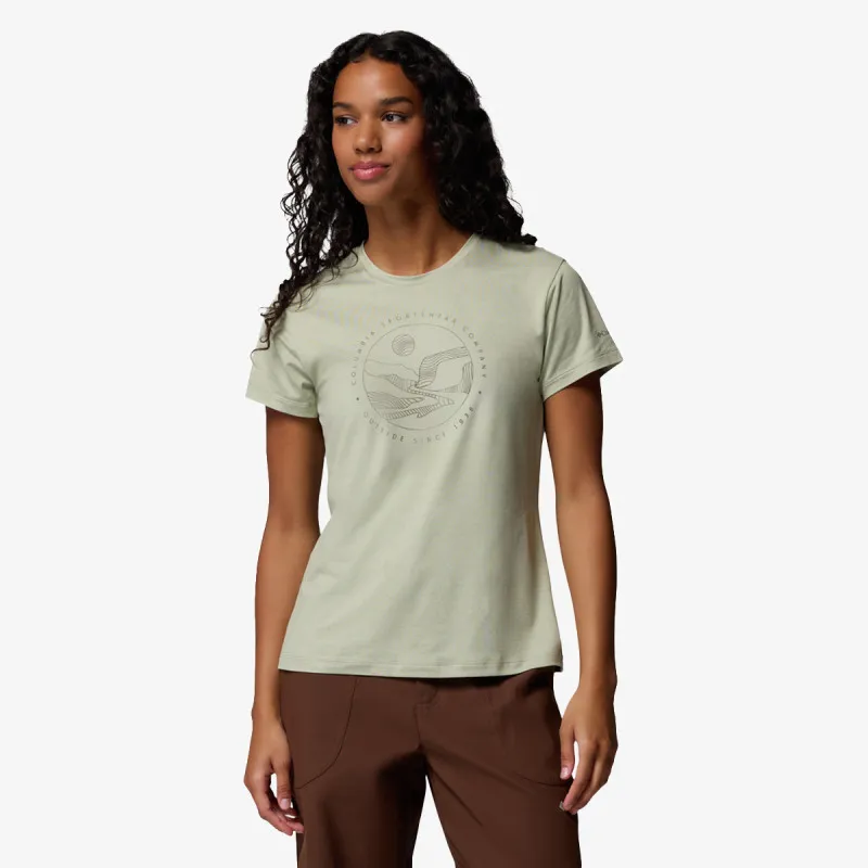 COLUMBIA Majica Sloan Ridge Graphic SS T-Safari, Linear 