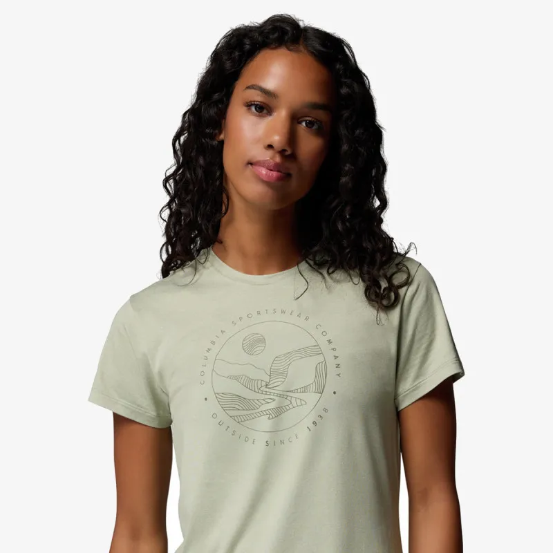 COLUMBIA Majica Sloan Ridge Graphic SS T-Safari, Linear 