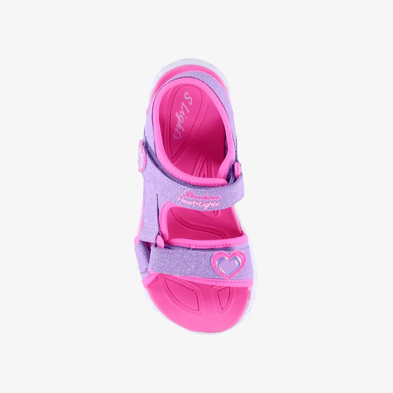 SKECHERS SANDALE HEART LIGHTS SANDALS-SUGAR SP 