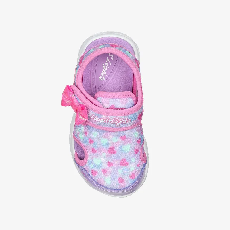 SKECHERS SANDALE HEART LIGHTS 