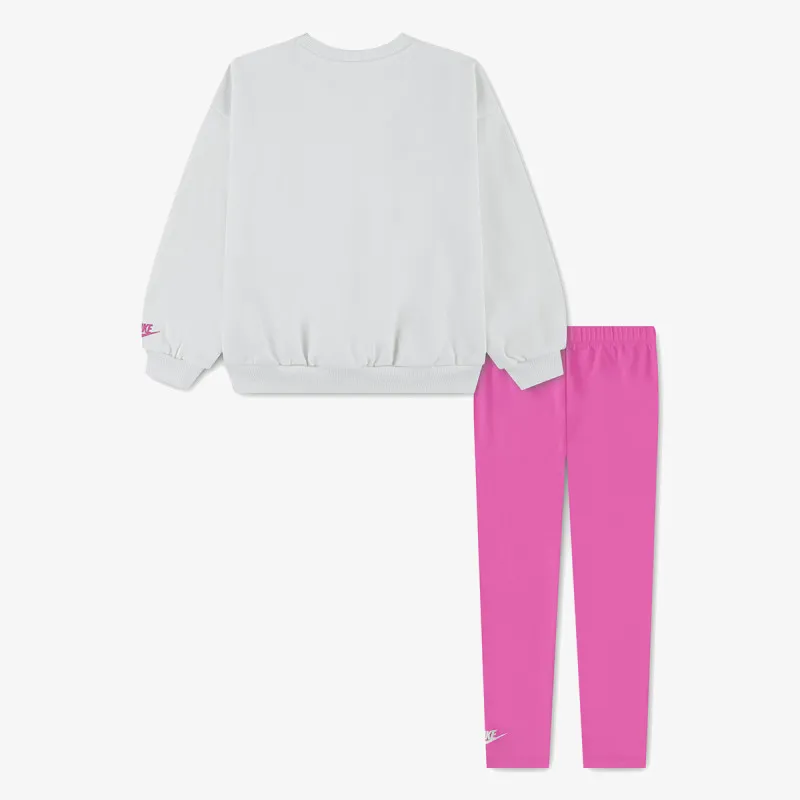 NIKE Set NKG FLEECE CREW FLARE LEGGING 