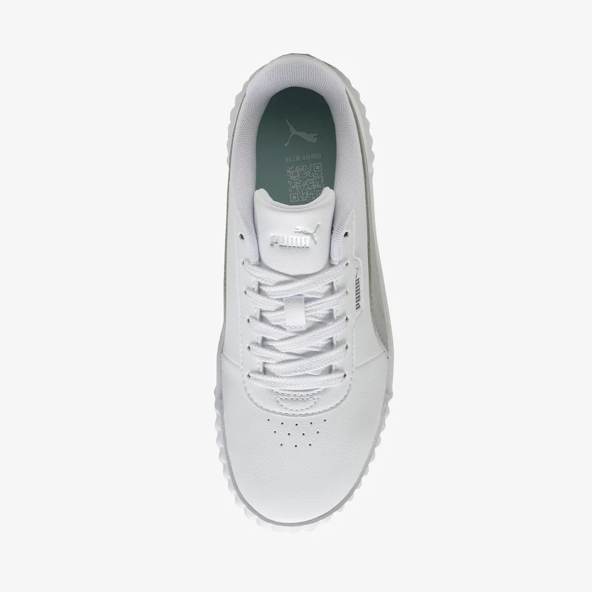 PUMA Patike Carina 3.0 Aqua Metallics Puma White-Pum