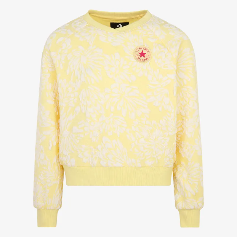 NIKE Dukserica CNVG FLORAL JACQUARD CREWNECK 