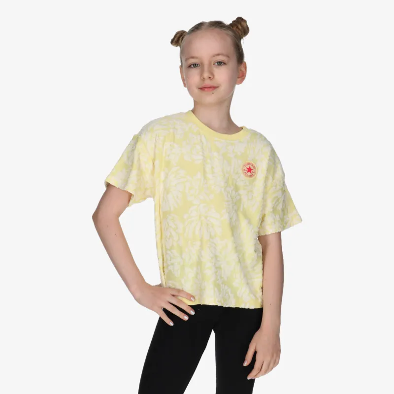 CONVERSE Majica Cnvg Floral Jacquard Dolman