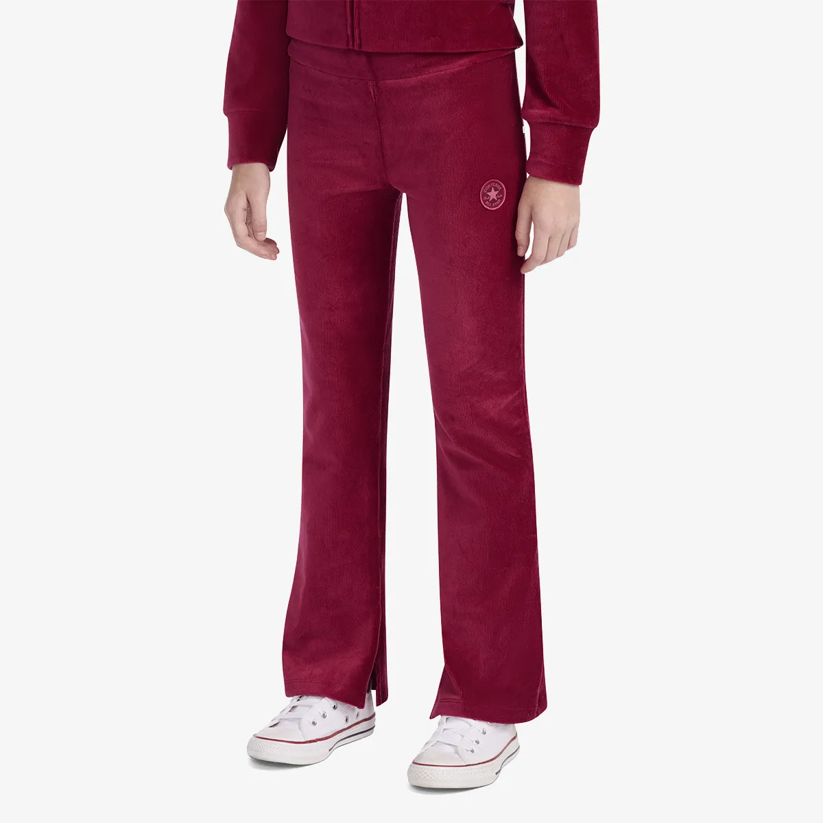 CONVERSE Helanke CNVG RIBBED VELOUR FLARED LEGG