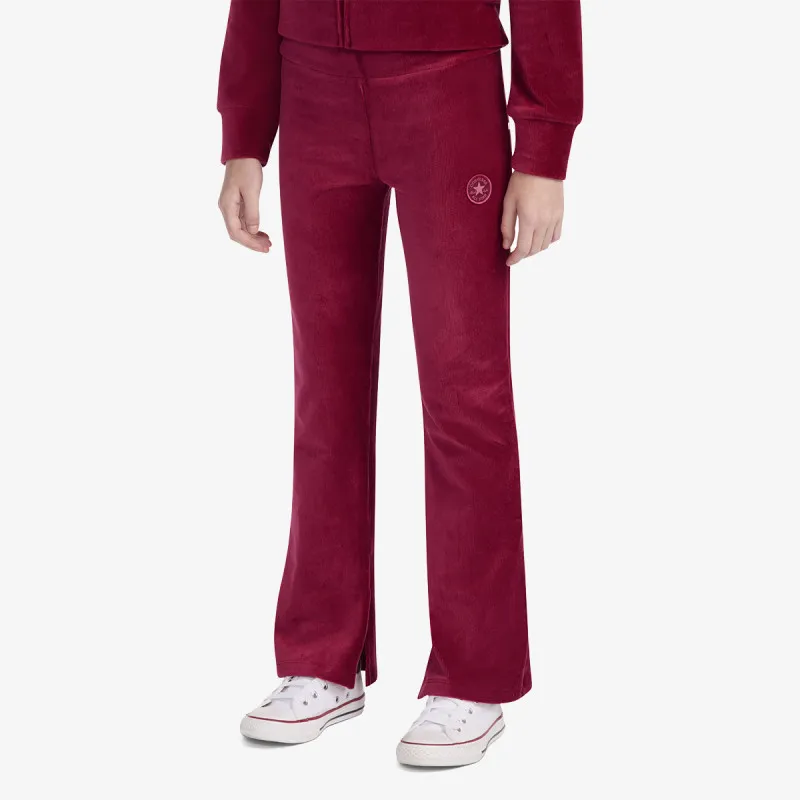 CONVERSE Helanke CNVG RIBBED VELOUR FLARED LEGG