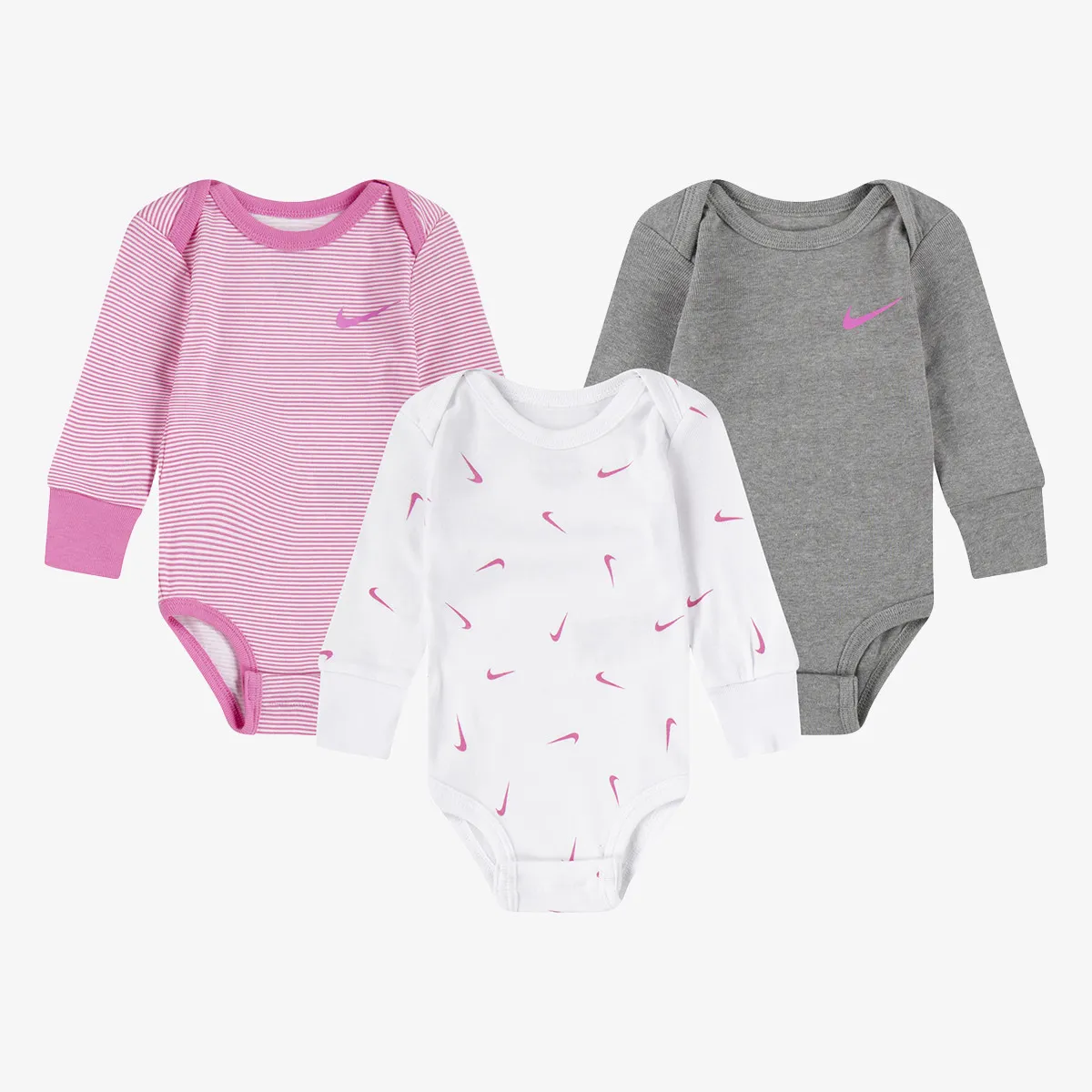 NIKE BODI NKN BABY ESSENTIALS 3PK LS BS