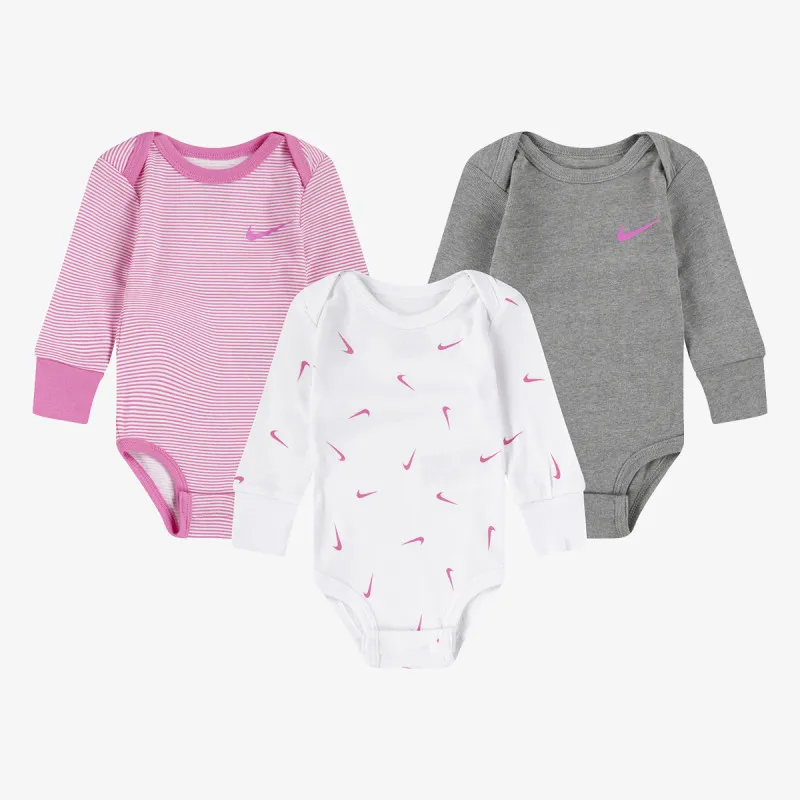 NIKE BODI NKN BABY ESSENTIALS 3PK LS BS