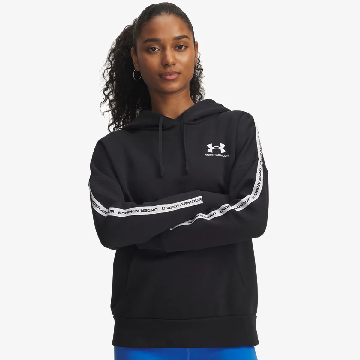UNDER ARMOUR Dukserica Icon Fleece Taped Hdy