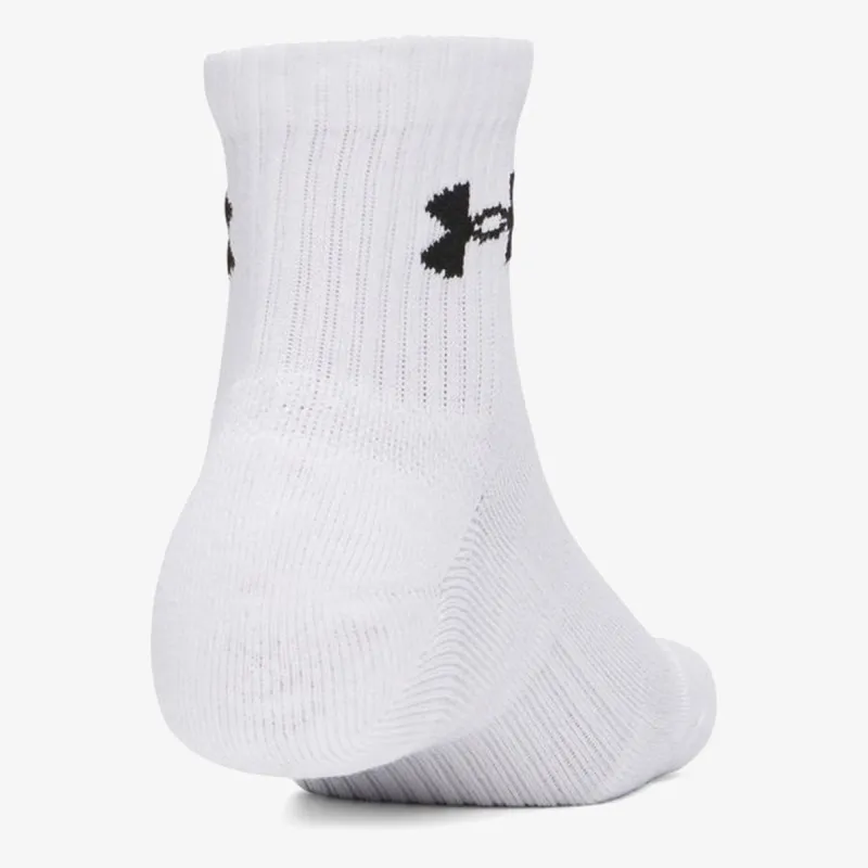 UNDER ARMOUR ČARAPE UA Performance Cotton 3p Qtr 