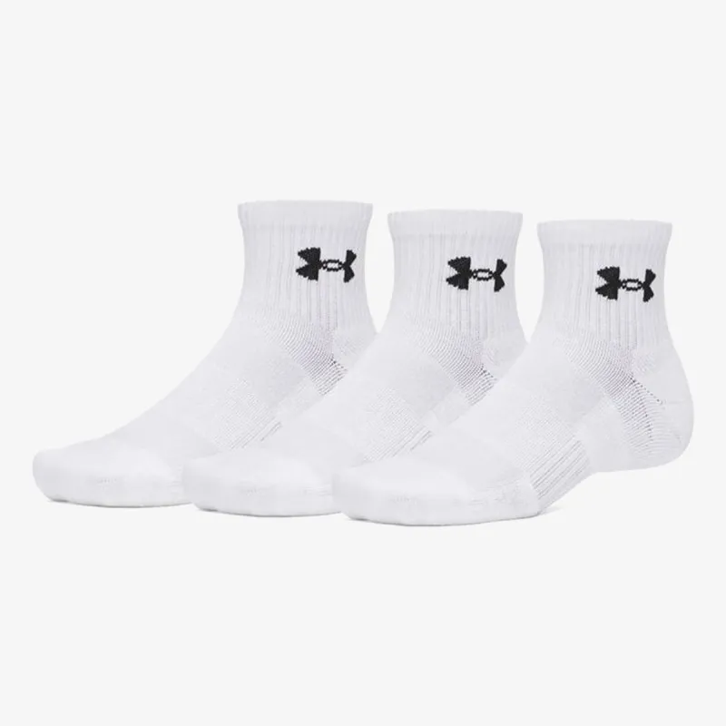 UNDER ARMOUR ČARAPE UA Performance Cotton 3p Qtr 