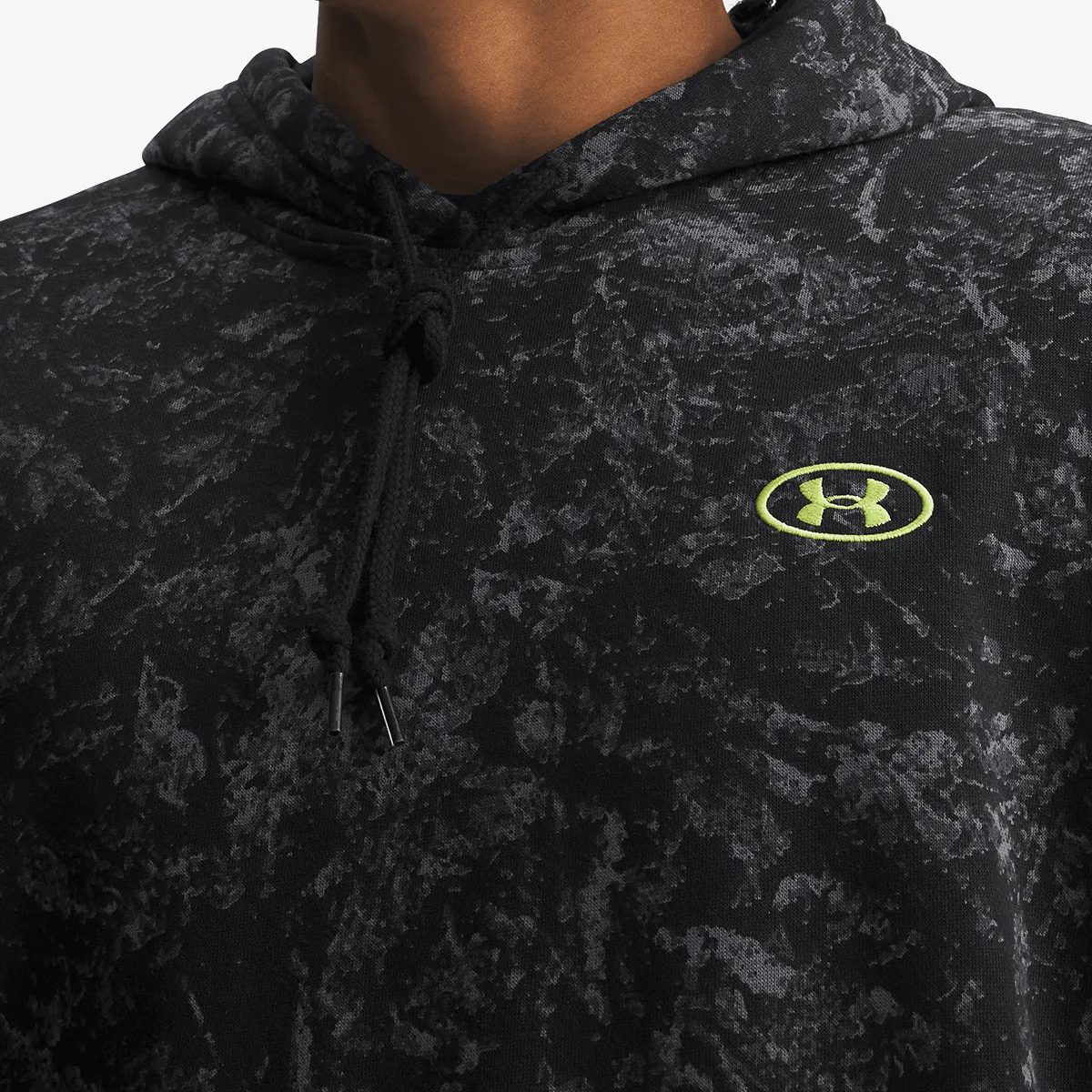 UNDER ARMOUR Dukserica UA Rival Flc Prtd Hoodie 