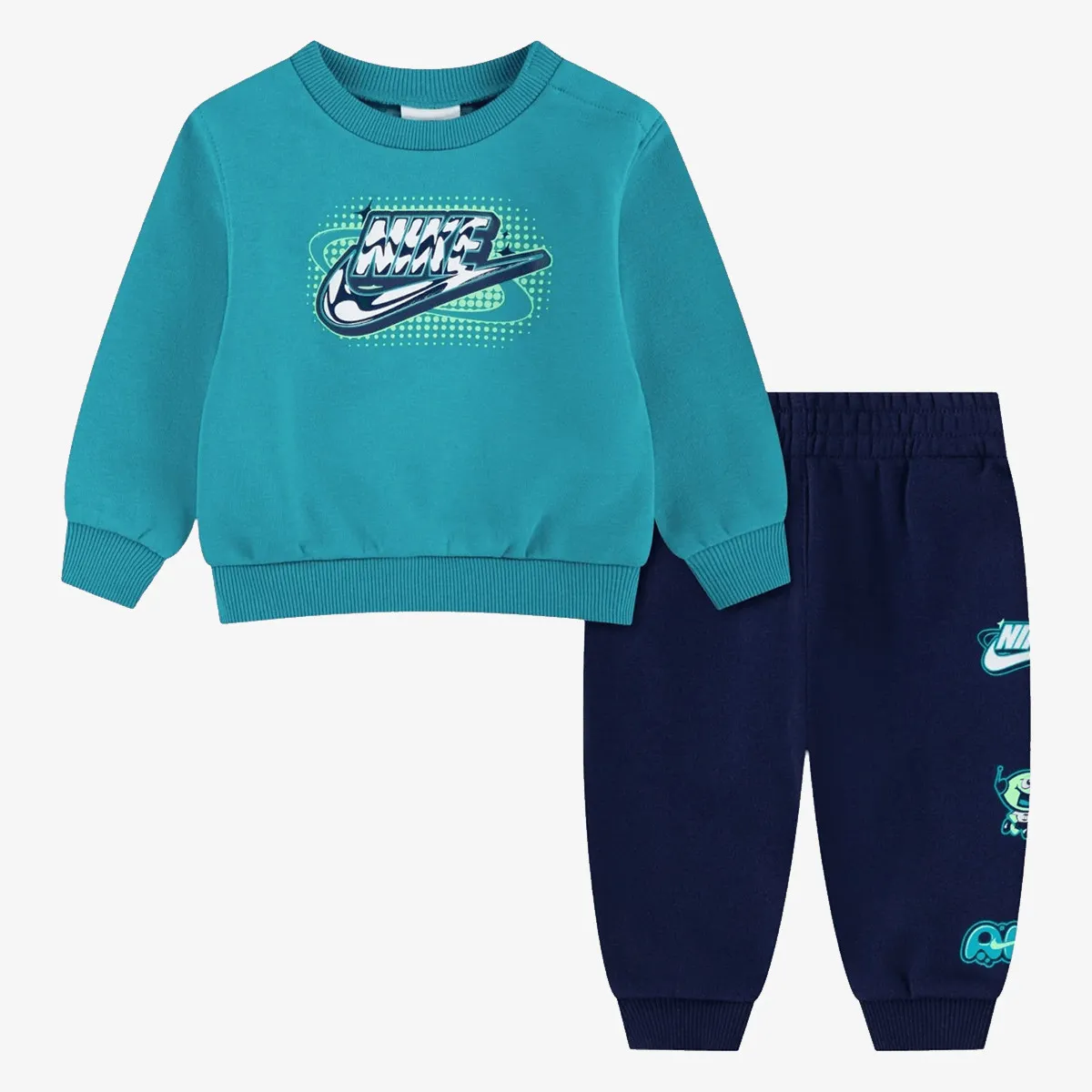 NIKE Trenerka NKB B NSW BRAND A FLC CREW SET 