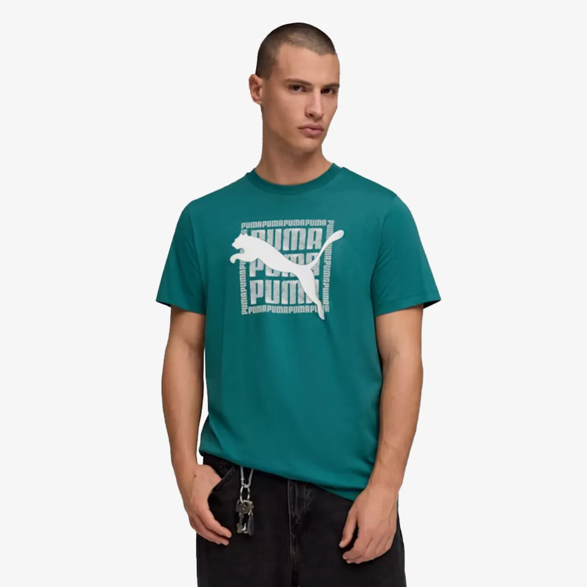 PUMA Majica PUMA GRAPHIC Puma Wording Tee 