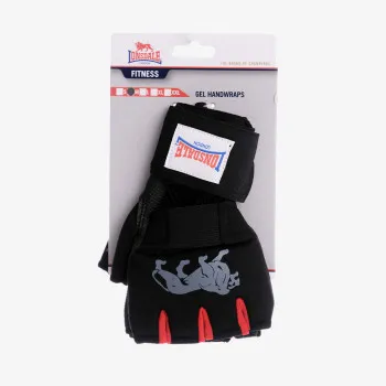 LONSDALE Rukavice Gel Handwrap 00 Black/Red Medium 