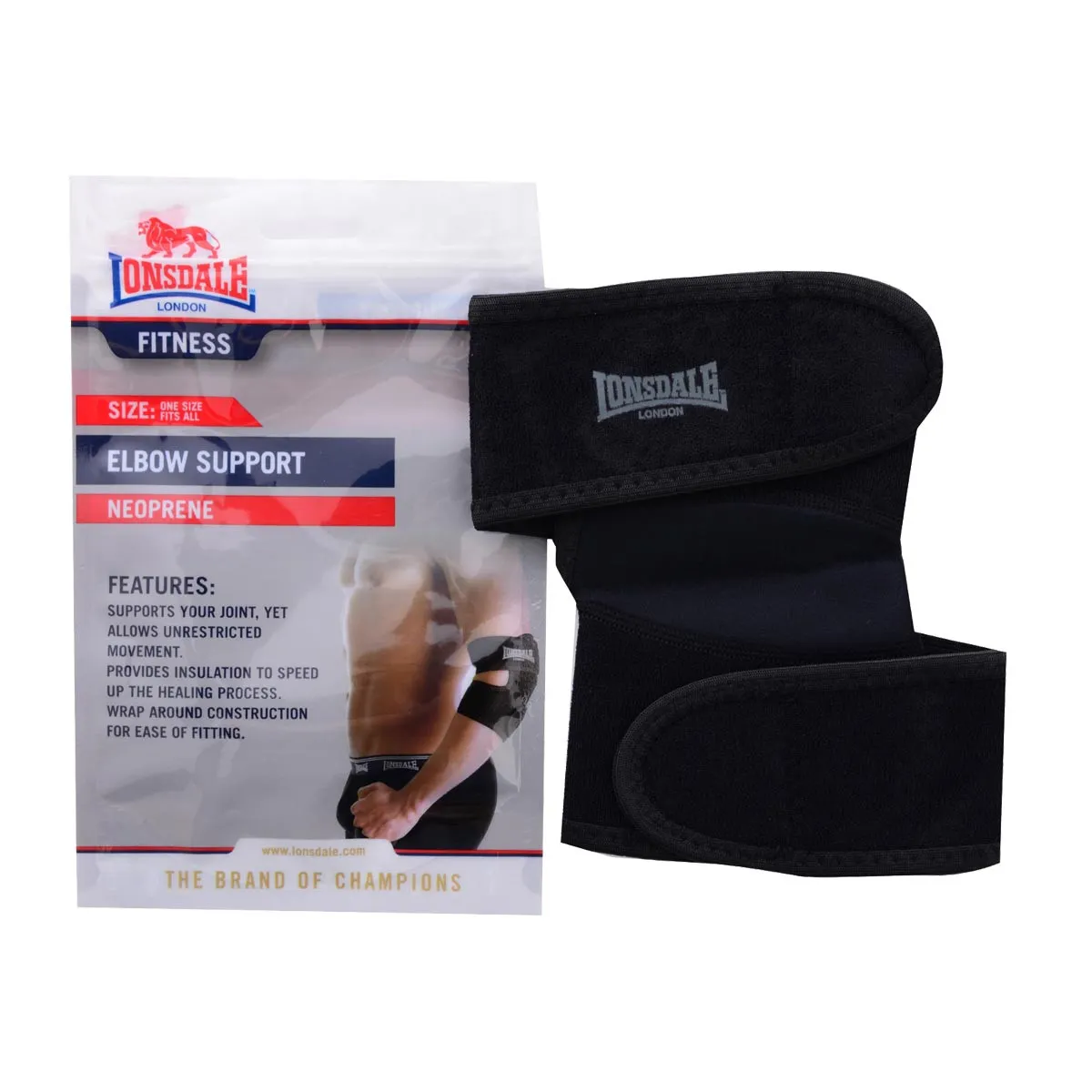 LONSDALE Steznik LONSDALE NEO ELBOW SUP00 BLACK - 