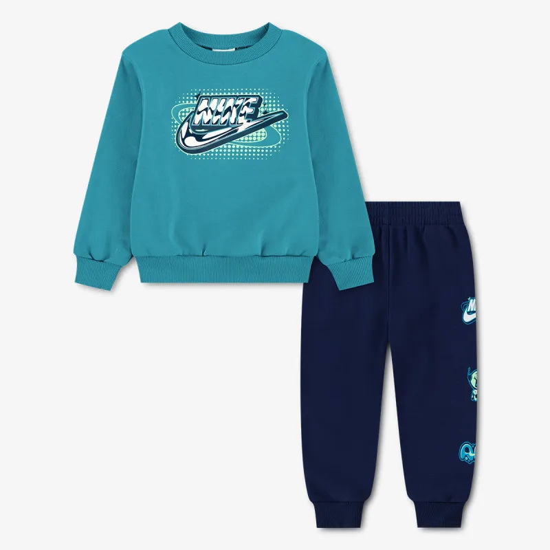 NIKE Trenerka NKB B NSW BRAND A FLC CREW SET 