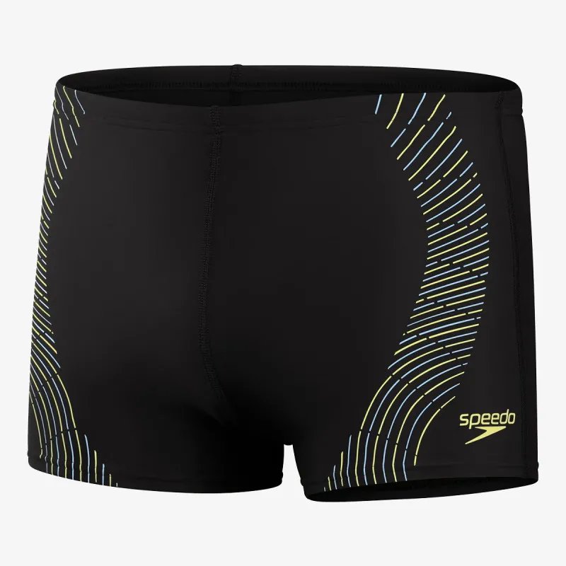 SPEEDO Kupaće gaće TECH PRNT ASHT AM BLACK/YELLOW 