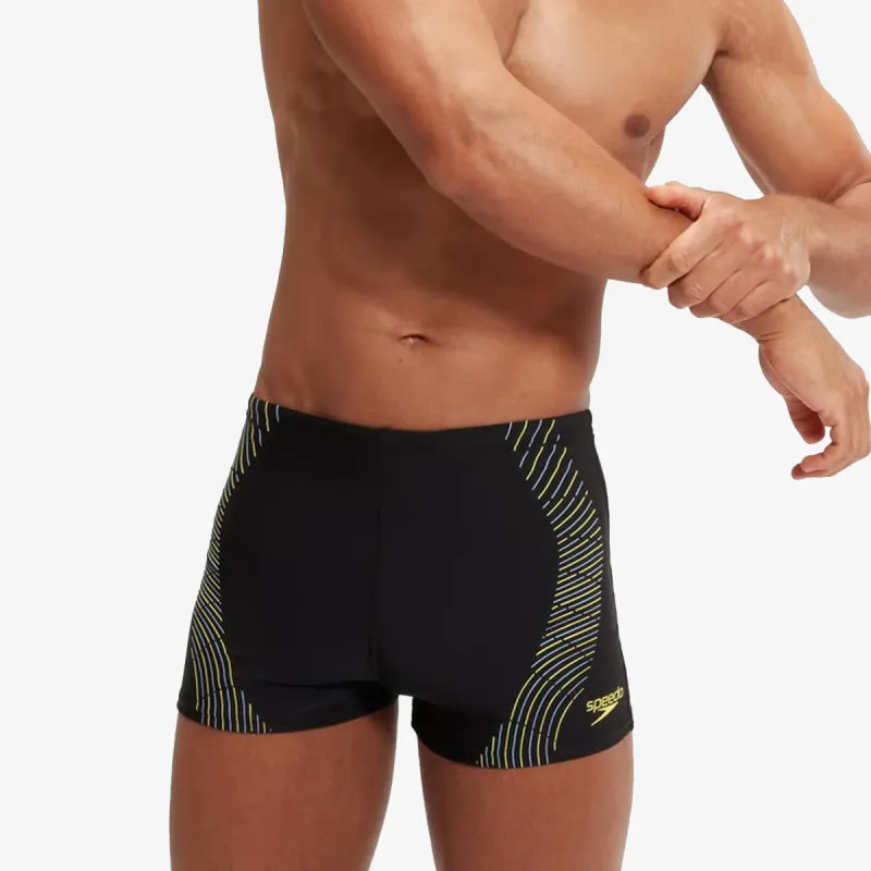 SPEEDO Kupaće gaće TECH PRNT ASHT AM BLACK/YELLOW 